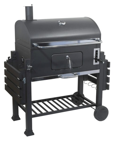 Royal Grande XXL fekete faszenes grillsütő - Cattara