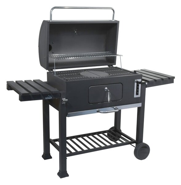 Royal Grande XXL fekete faszenes grillsütő - Cattara