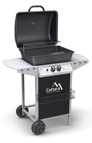 Party Point Flame Tamer gurulós kerti gáz grillsütő - Cattara