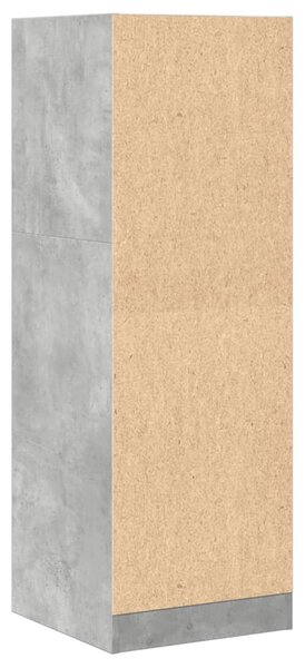 Betonszürke szerelt fa patikaszekrény 40 x 41 x 118 cm