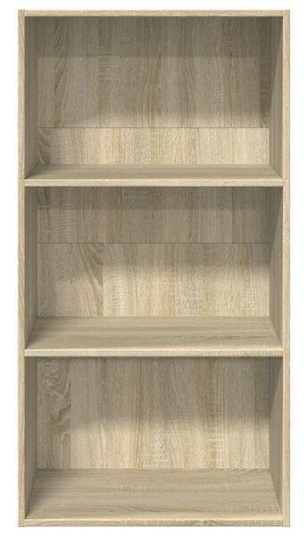 Sonoma tölgy színű szerelt fa könyvespolc 60 x 30 x 114 cm