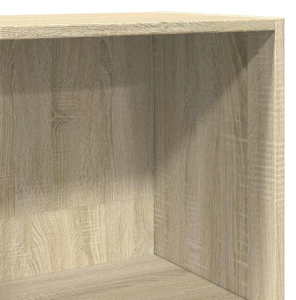Sonoma tölgy színű szerelt fa könyvespolc 60 x 30 x 114 cm