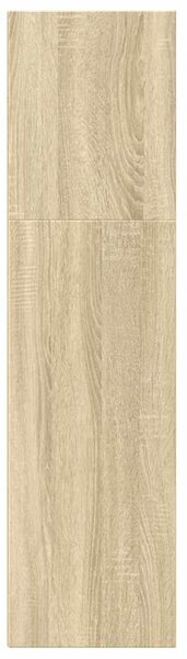 Sonoma tölgy színű szerelt fa könyvespolc 60 x 30 x 114 cm