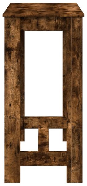 Füstös tölgy színű szerelt fa bárasztal 102 x 50 x 103,5 cm