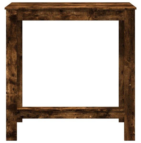 Füstös tölgy színű szerelt fa bárasztal 102 x 50 x 103,5 cm