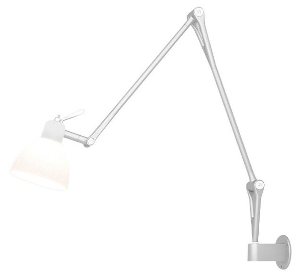 Rotaliana - Luxy W2 Fali Lámpa Aluminium with Gloss White - Lampemesteren