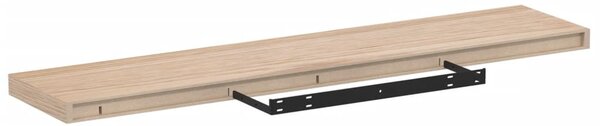 2 db szerelt fa függőpolc 110 x 23,5 x 4 cm