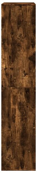 Füstös tölgy színű szerelt fa térelválasztó 100 x 33 x 155,5 cm