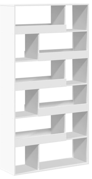 Fehér szerelt fa könyvespolc 100 x 33 x 187,5 cm