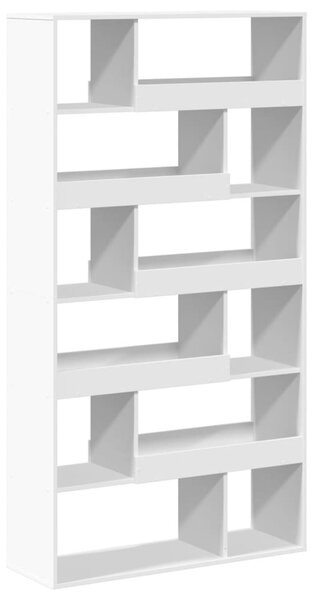 Fehér szerelt fa könyvespolc 100 x 33 x 187,5 cm