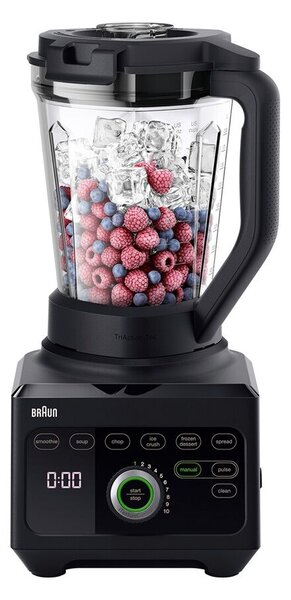 Braun 0X22311084 JB9040BK PowerBlend 9 1600 W, max. 3 l Fekete turmixgép