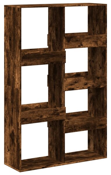 Füstös tölgy színű szerelt fa könyvespolc 100 x 33 x 155,5 cm
