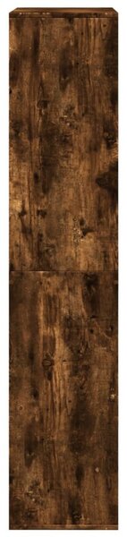 Füstös tölgy színű szerelt fa könyvespolc 100 x 33 x 155,5 cm