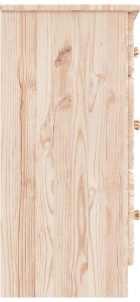 VidaXL ALTA Fenyőfa Komód - 7 Fiók - 112x35x73 cm