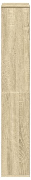 Sonoma tölgy színű szerelt fa könyvespolc 60 x 20 x 120,5 cm