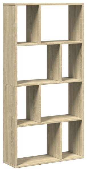 Sonoma tölgy színű szerelt fa könyvespolc 60 x 20 x 120,5 cm