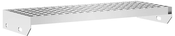 Horganyzott acél rácsos lépcsőfok 60 x 24 x 7 cm