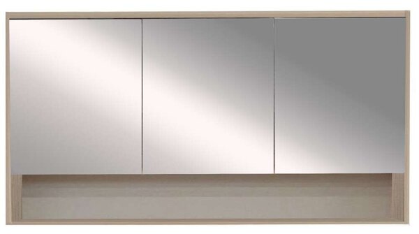 Luna Fürdőszobabútor - Tükrös Szekrény - Sonoma Tölgy - 120 cm