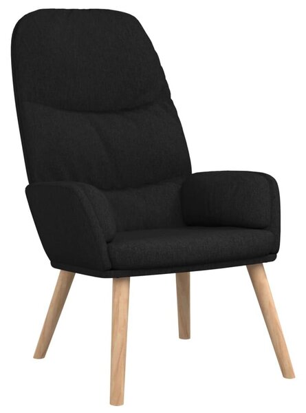 VidaXL Fekete Szövet Pihenőfotel - Modern Design