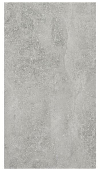 Betonszürke szerelt fa könyv-/tálalószekrény 50 x 25 x 80 cm