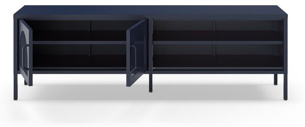 Sötétkék TV-állvány 160x50 cm Diora – Marckeric