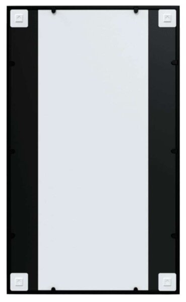 Tripla Fali Tükör - Fekete Fém Keret - 180x60 cm