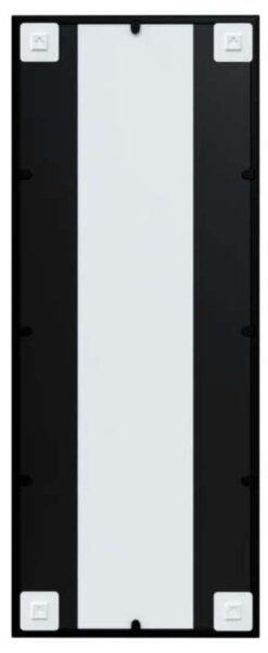 Fém Fali Tükör Szett - 2 db, Fekete, 100x40 cm