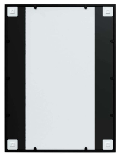 Tripla Fali Tükör - Fekete Fém Keret - 180x60 cm