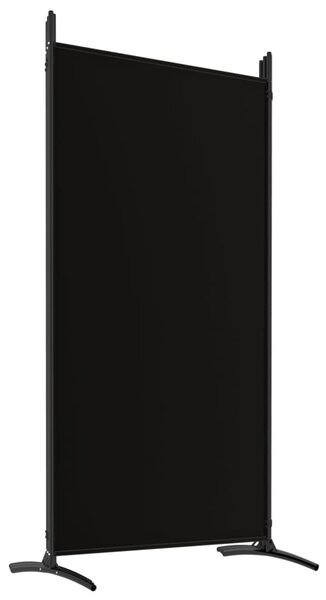 6 paneles fekete szövet térelválasztó 520x180 cm