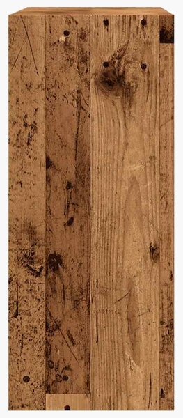 Könyvszekrény/szobaosztó régi fa 80x30x72 cm