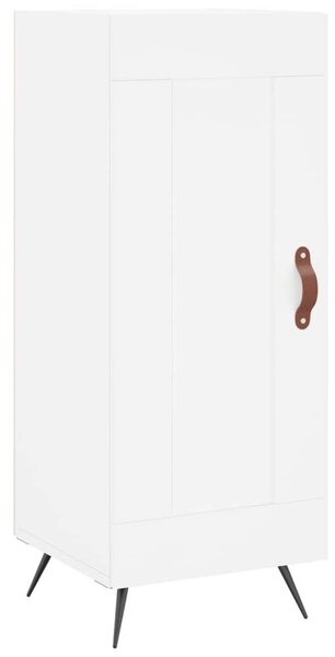 Fehér Fa Magasszekrény - 2 Ajtós - 180 cm