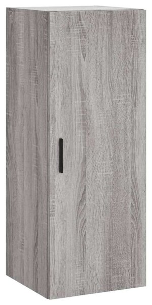 VIDAXL Sonoma Szürke Magas Szekrény - 34,5x34x180 cm