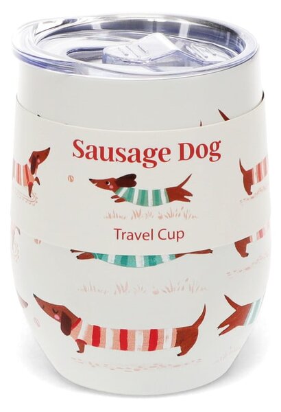 Utazóbögre 350 ml Sausage Dog – Rex London