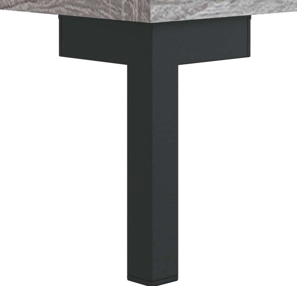 Sonoma Szürke Magas Szekrény - 180 cm