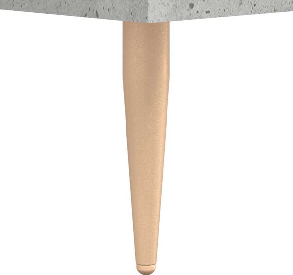 Modern Magas Szekrény - Beton Szürke - 34,5x34x180 cm