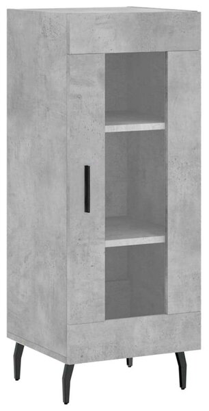 Modern Magas Szekrény - Betonszürke - 34,5x34x180 cm