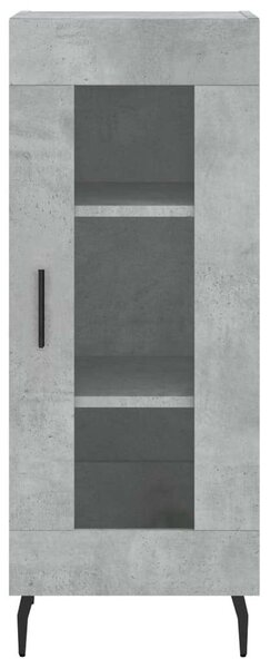 Modern Magas Szekrény - Betonszürke - 34,5x34x180 cm