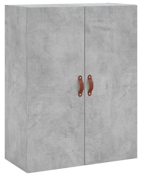 2 db betonszürke faliszekrény 69,5 x 34 x 90 cm