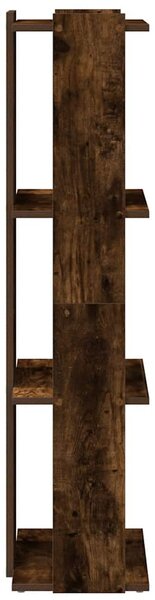 Könyvespolc 3 szintes füstölt tölgy 60x30x120 cm Műfűrészáru