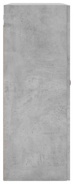 2 db betonszürke faliszekrény 69,5 x 34 x 90 cm