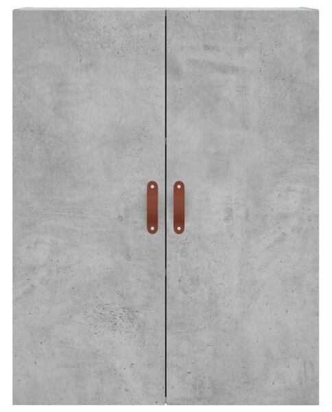 2 db betonszürke faliszekrény 69,5 x 34 x 90 cm