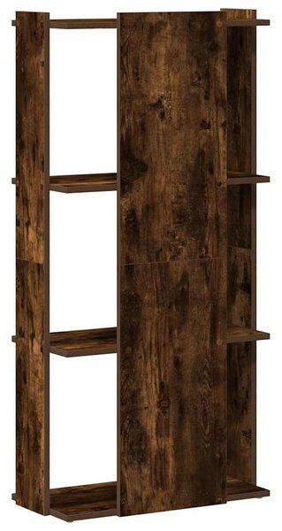 Könyvespolc 3 szintes füstölt tölgy 60x30x120 cm Műfűrészáru