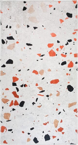 Narancssárga-elefántcsont színű mosható szőnyeg 60x100 cm Italian Stone – Vitaus