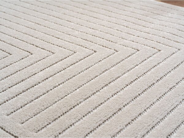 Krémszínű kerek kültéri-beltéri szőnyeg ø 120 cm Nova 1202 – Ayyildiz Carpets