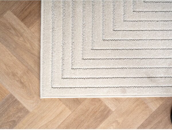 Krémszínű kerek kültéri-beltéri szőnyeg ø 120 cm Nova 1202 – Ayyildiz Carpets
