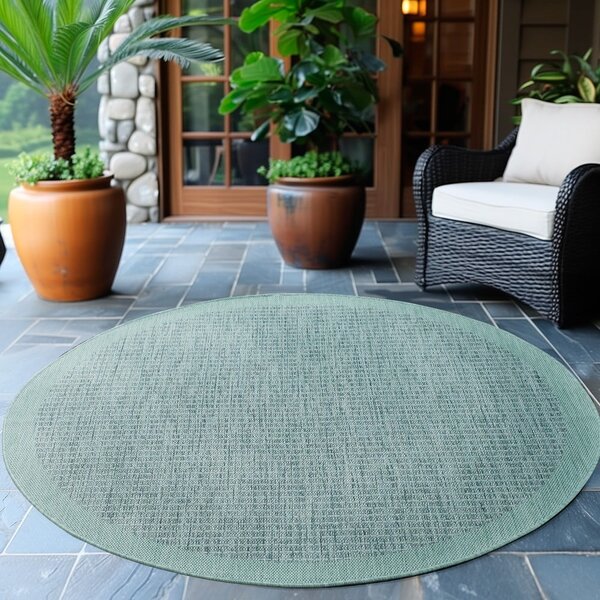 Kék kerek kültéri-beltéri szőnyeg ø 160 cm Giza 1410 – Ayyildiz Carpets