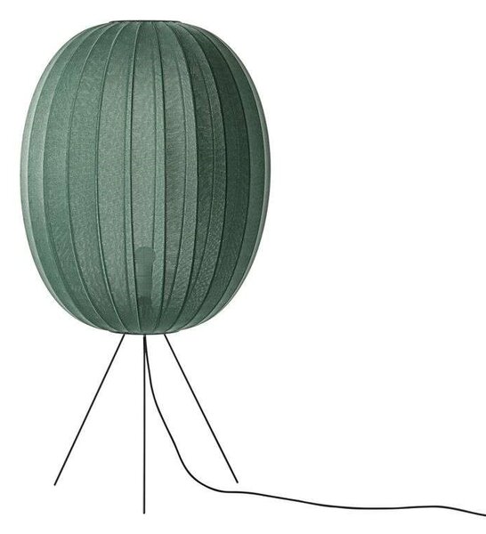 Made By Hand - Knit-Wit 65 High Oval Állólámpa Medium Tweed Green - Lampemesteren