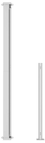Krémszínű behúzható oldalsó terasznapellenző 200 x 500 cm
