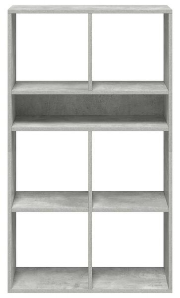 Könyvszekrény betonszürke 66x31x112 cm szerelt fa