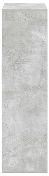 Könyvszekrény betonszürke 66x31x112 cm szerelt fa